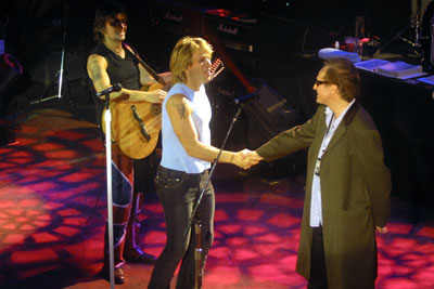 Ray Davies und Bon Jovi im September in London