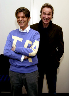 Ray Davies und David Bowie (Bild von davidbowie.com)